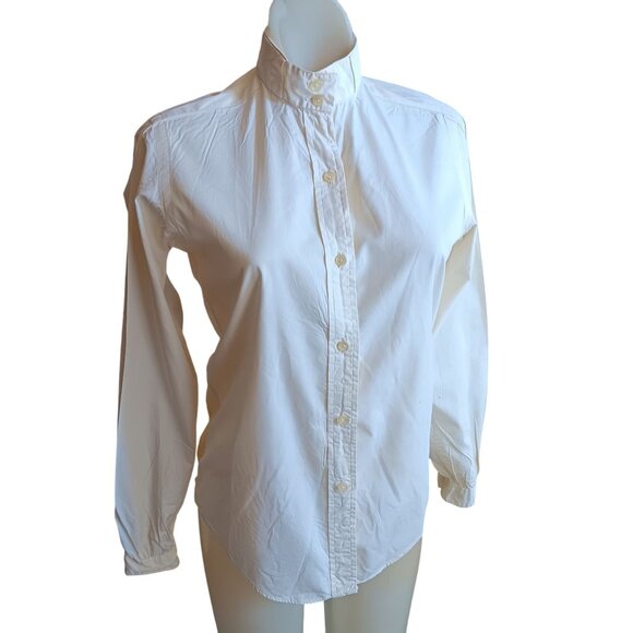 sz 6 Nantucket True Vintage 1950's Cotton Button-Up Collared Sailing Yacht Club - Picture 2 of 10
